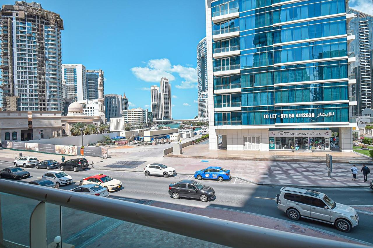 Luxury Escapes - Cozy 1 Bedroom With Study Room In Dubai Marina Park Tower Buitenkant foto